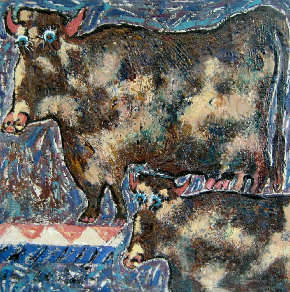 Homage IV to Dubuffet Our Cows
